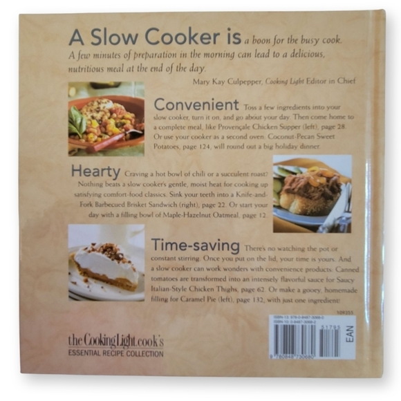 Cooking Light Slow Cooker Cookbook Recipe Book Hardcover - Picture 2 of 8